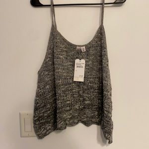 Melrose and Market Sweater Crop Tank
